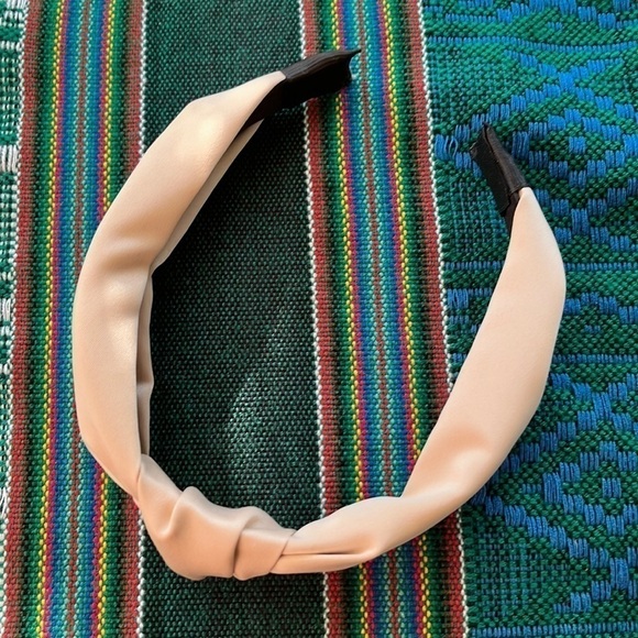 SATIN Silk Knotted Headband - Picture 2 of 2
